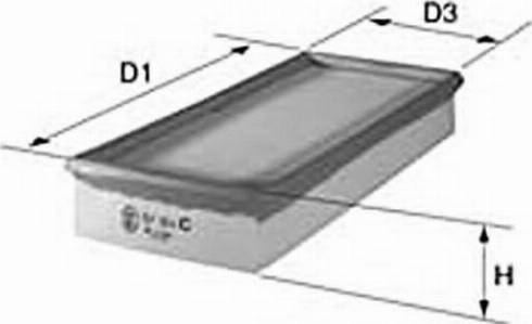 MGA FA3310 - Filtre à air droxauto.com