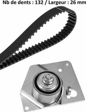 MGA X550H1 - Kit de distribution droxauto.com