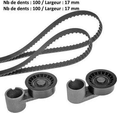 MGA X0651 - Kit de distribution droxauto.com