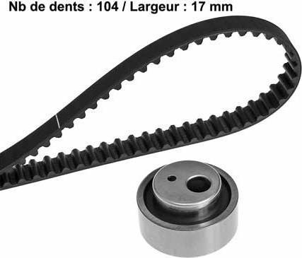 MGA X077H1 - Kit de distribution droxauto.com