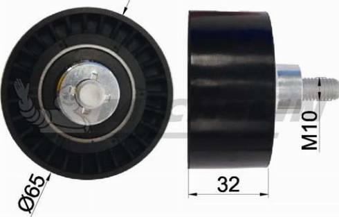 MICHELIN EngineParts SMAMP01062 - Poulie renvoi / transmission, courroie trapézoïdale à nervures droxauto.com