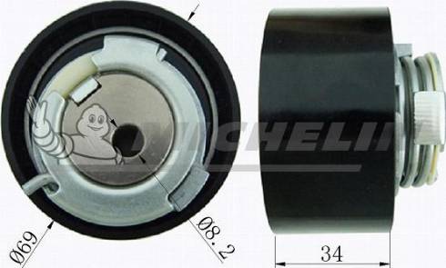 MICHELIN EngineParts SMAMP03408 - Poulie-tendeur, courroie de distribution droxauto.com