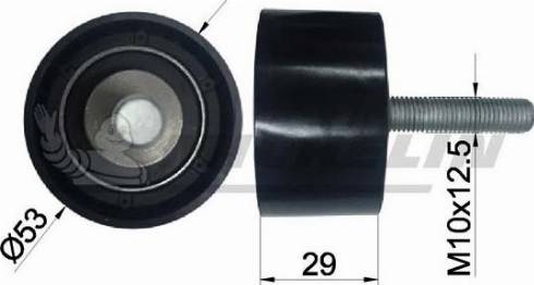 MICHELIN EngineParts SMAMP03097 - Poulie renvoi / transmission, courroie de distribution droxauto.com