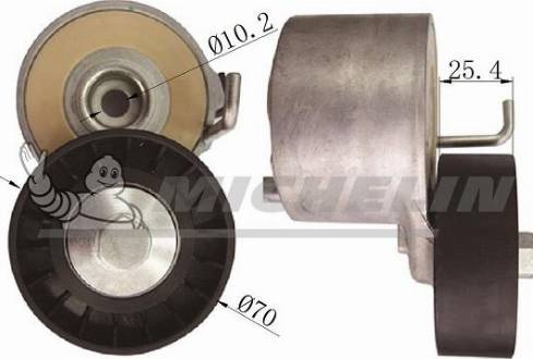 MICHELIN EngineParts SMAMP03348 - Tendeur de courroie, courroie trapézoïdale à nervures droxauto.com
