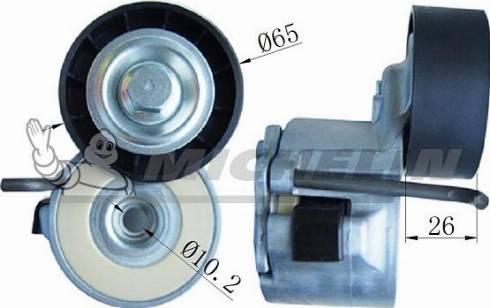 MICHELIN EngineParts SMAMP03339 - Tendeur de courroie, courroie trapézoïdale à nervures droxauto.com