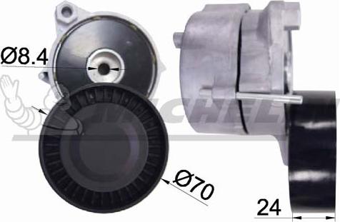 MICHELIN EngineParts SMAMP03372 - Tendeur de courroie, courroie trapézoïdale à nervures droxauto.com