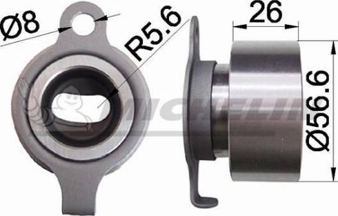 MICHELIN EngineParts SMAMP16316 - Poulie-tendeur, courroie de distribution droxauto.com