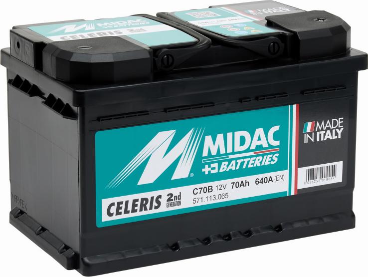 MIDAC C70B - Batterie de démarrage droxauto.com