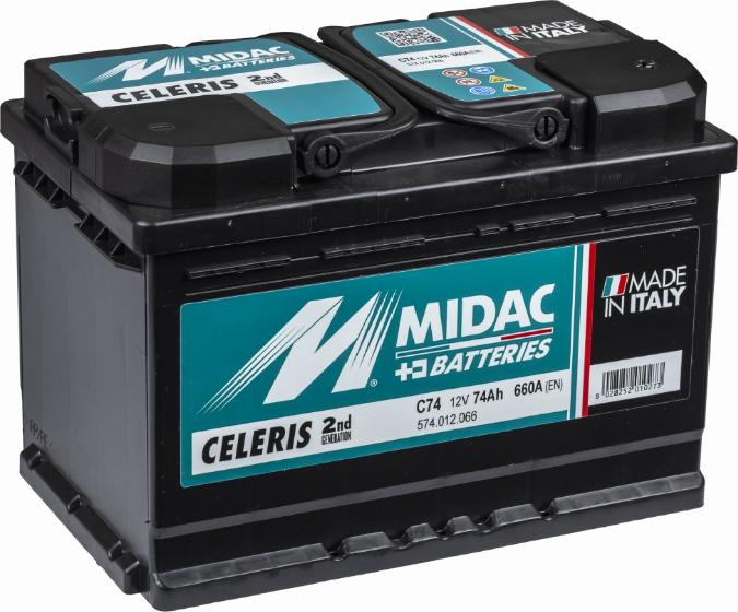 MIDAC C74 - Batterie de démarrage droxauto.com
