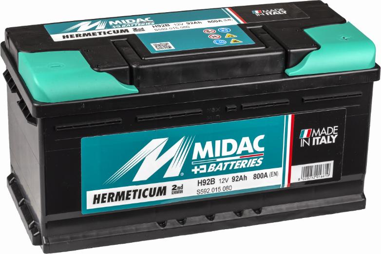 MIDAC H92B - Batterie de démarrage droxauto.com