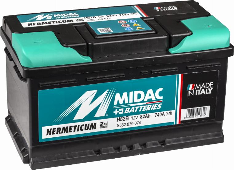 MIDAC H82B - Batterie de démarrage droxauto.com