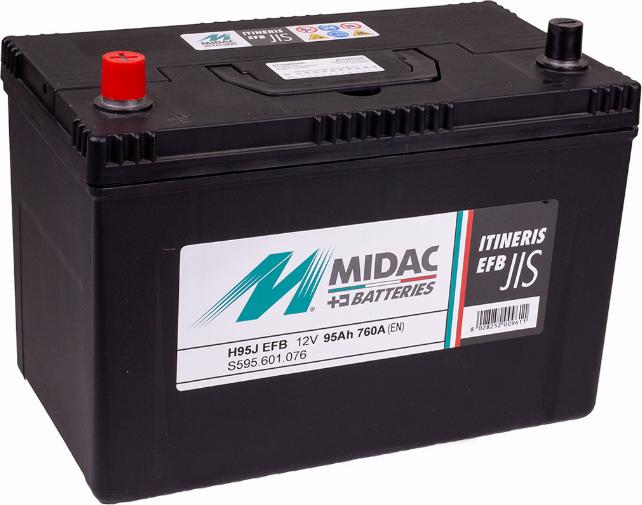 MIDAC IT95J EFB - Batterie de démarrage droxauto.com