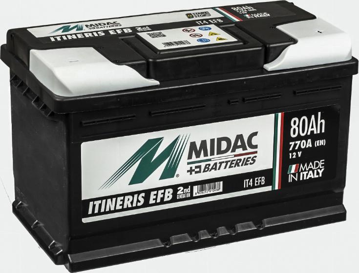 MIDAC IT4 EFB - Batterie de démarrage droxauto.com
