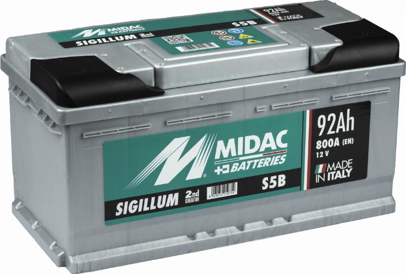 MIDAC S5B - Batterie de démarrage droxauto.com