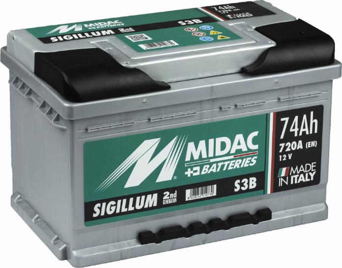 MIDAC S3B - Batterie de démarrage droxauto.com