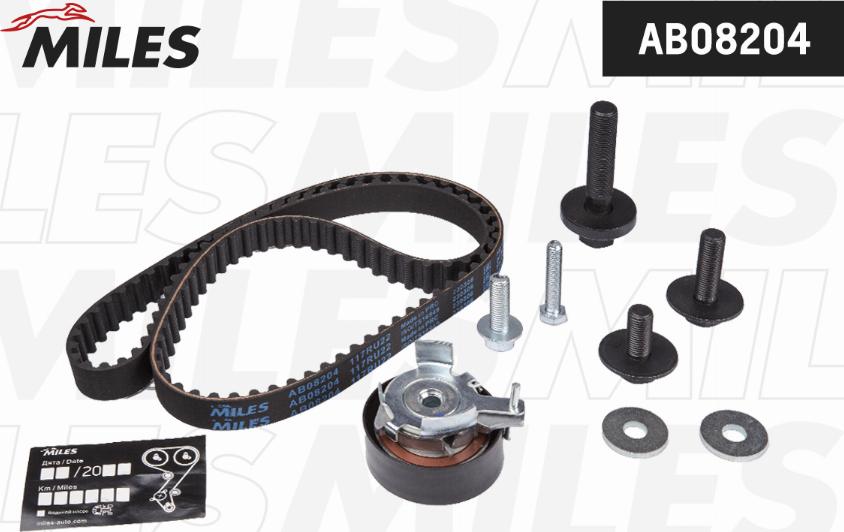 Miles AB08204 - Kit de distribution droxauto.com