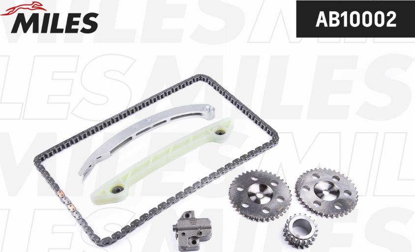 Miles AB10002 - Kit de distribution par chaîne droxauto.com