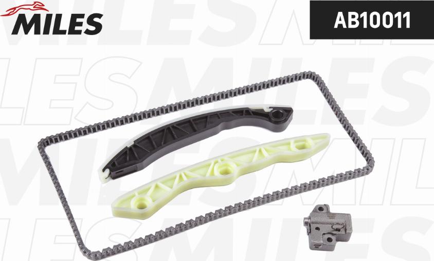 Miles AB10011 - Kit de distribution par chaîne droxauto.com