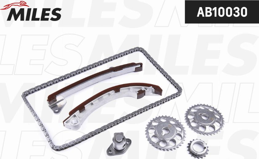 Miles AB10030 - Kit de distribution par chaîne droxauto.com