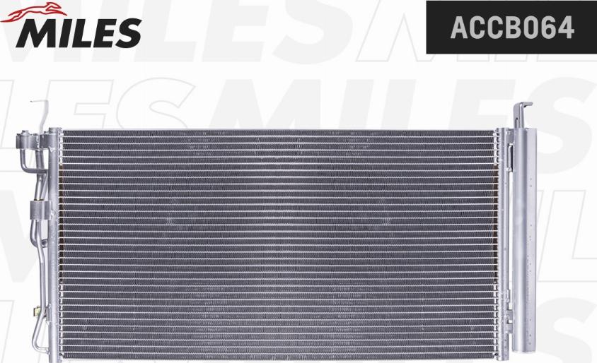 Miles ACCB064 - Condensateur, climatisation droxauto.com