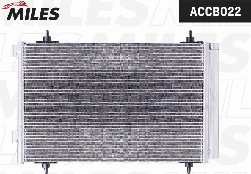 Miles ACCB022 - Condensateur, climatisation droxauto.com