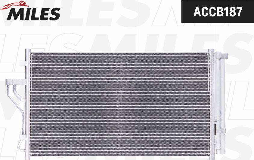 Miles ACCB187 - Condensateur, climatisation droxauto.com