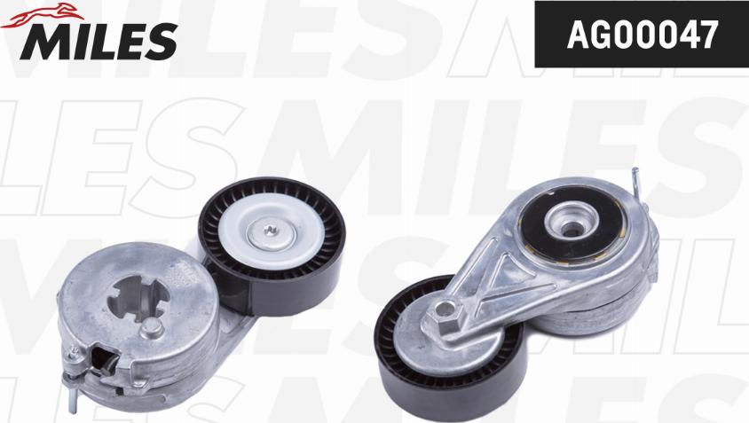 Miles AG00047 - Tendeur de courroie, courroie trapézoïdale à nervures droxauto.com