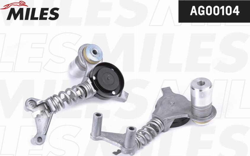 Miles AG00104 - Tendeur de courroie, courroie trapézoïdale à nervures droxauto.com