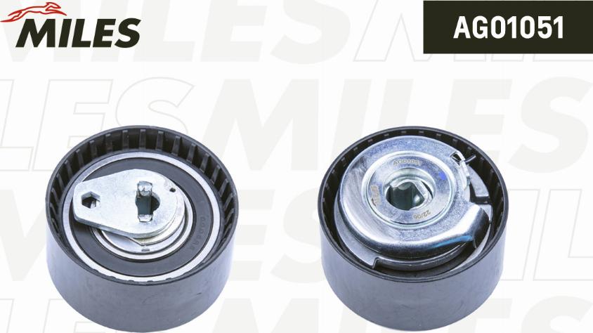 Miles AG01051 - Poulie-tendeur, courroie de distribution droxauto.com