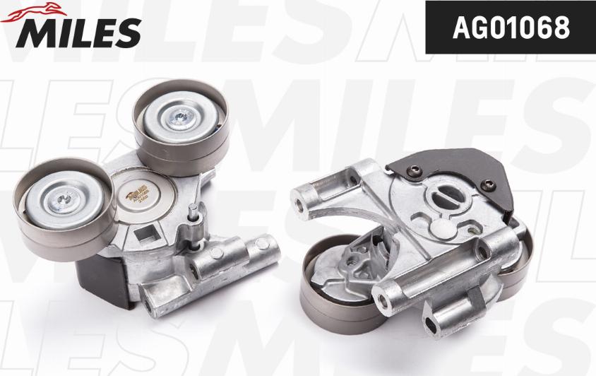 Miles AG01068 - Tendeur de courroie, courroie trapézoïdale à nervures droxauto.com
