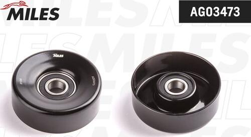 Miles AG03473 - Poulie renvoi / transmission, courroie trapézoïdale à nervures droxauto.com