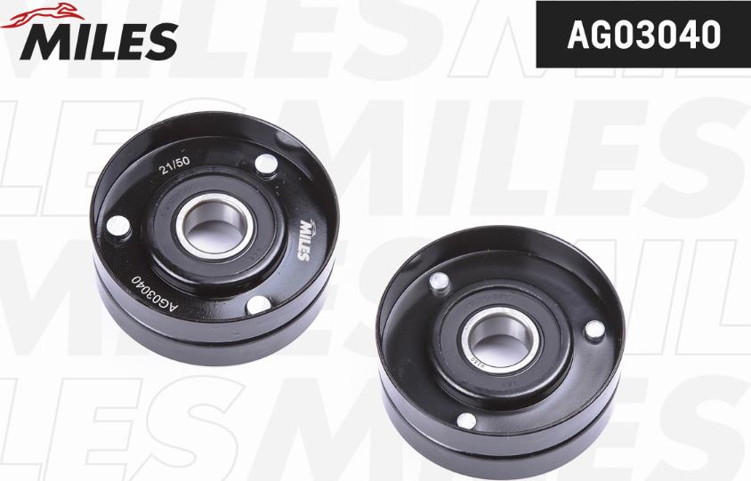 Miles AG03040 - Tendeur de courroie, courroie trapézoïdale à nervures droxauto.com