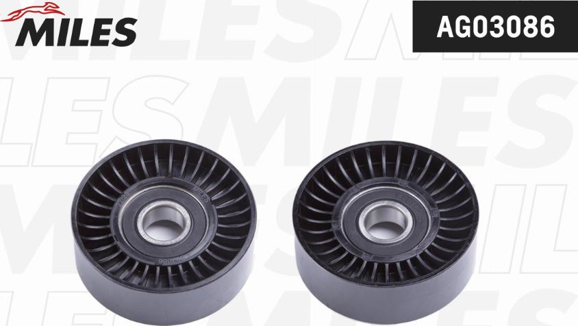 Miles AG03086 - Tendeur de courroie, courroie trapézoïdale à nervures droxauto.com