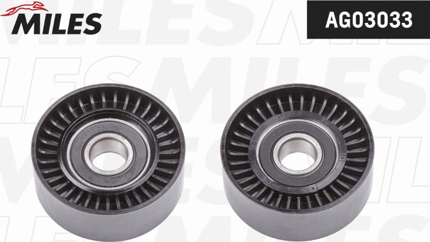 Miles AG03033 - Tendeur de courroie, courroie trapézoïdale à nervures droxauto.com