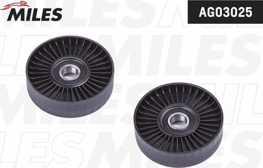 Miles AG03025 - Tendeur de courroie, courroie trapézoïdale à nervures droxauto.com