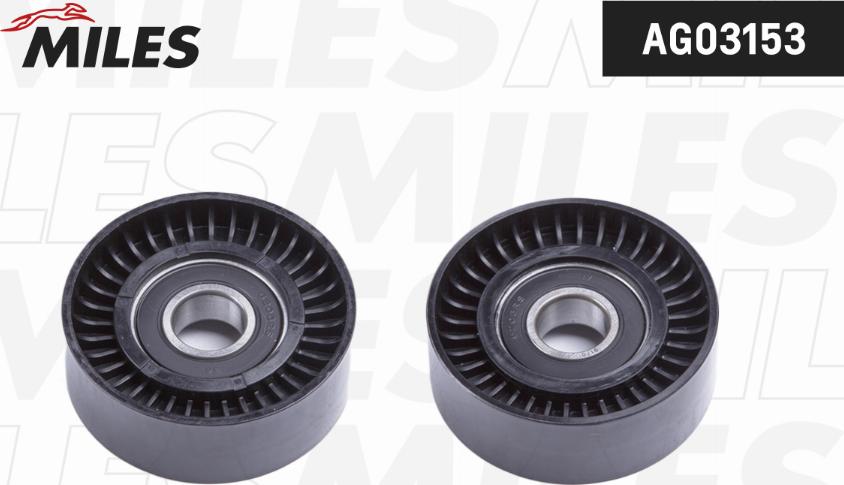 Miles AG03153 - Tendeur de courroie, courroie trapézoïdale à nervures droxauto.com