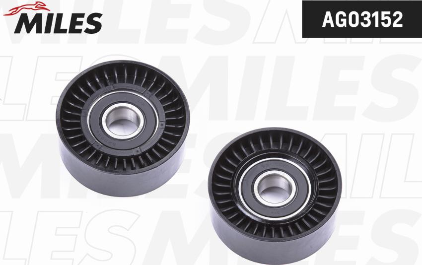 Miles AG03152 - Tendeur de courroie, courroie trapézoïdale à nervures droxauto.com