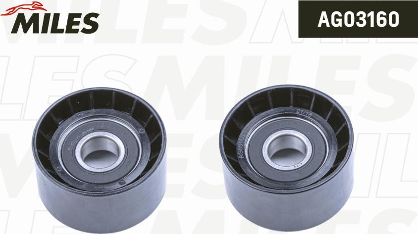 Miles AG03160 - Tendeur de courroie, courroie trapézoïdale à nervures droxauto.com
