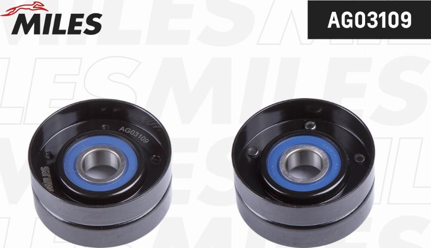 Miles AG03109 - Tendeur de courroie, courroie trapézoïdale à nervures droxauto.com