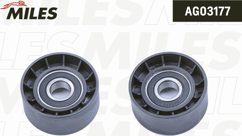 Miles AG03177 - Tendeur de courroie, courroie trapézoïdale à nervures droxauto.com