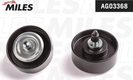Miles AG03368 - Poulie renvoi / transmission, courroie trapézoïdale à nervures droxauto.com