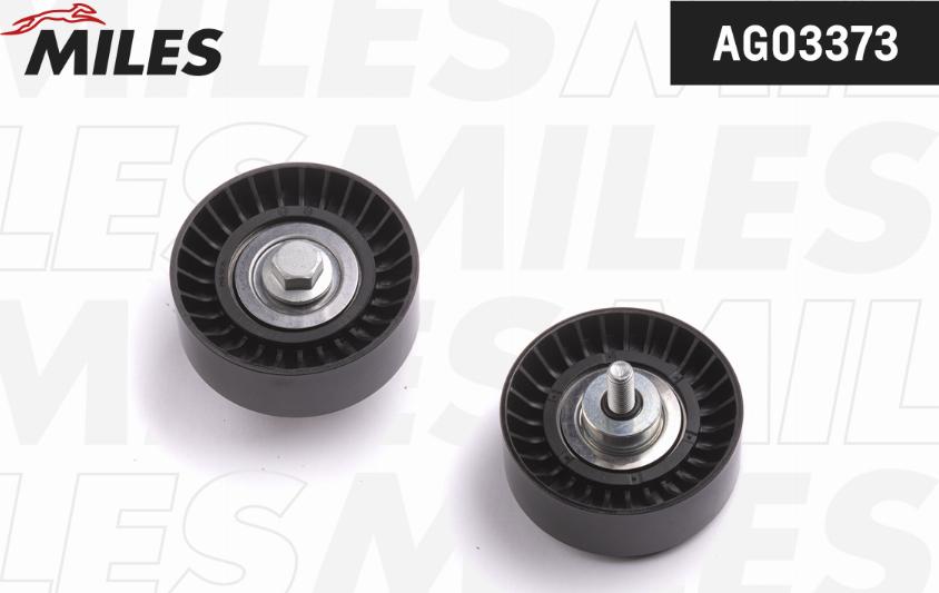 Miles AG03373 - Poulie renvoi / transmission, courroie trapézoïdale à nervures droxauto.com