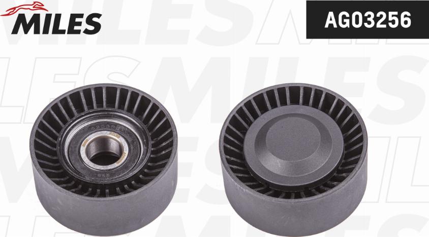 Miles AG03256 - Poulie renvoi / transmission, courroie trapézoïdale à nervures droxauto.com