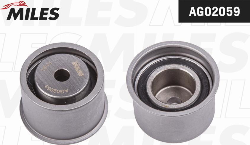 Miles AG02059 - Poulie renvoi / transmission, courroie de distribution droxauto.com