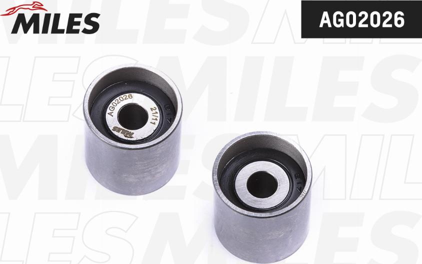 Miles AG02026 - Poulie renvoi / transmission, courroie de distribution droxauto.com