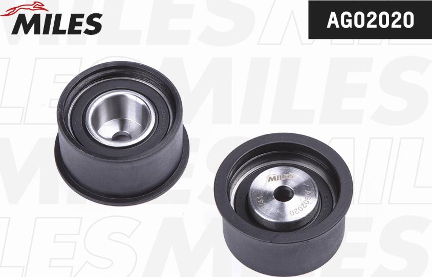 Miles AG02020 - Poulie renvoi / transmission, courroie de distribution droxauto.com
