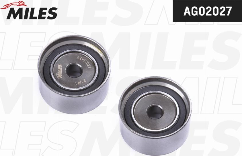 Miles AG02027 - Poulie renvoi / transmission, courroie de distribution droxauto.com