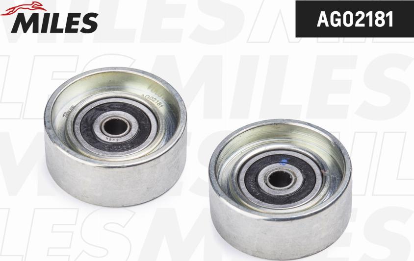 Miles AG02181 - Poulie renvoi / transmission, courroie de distribution droxauto.com