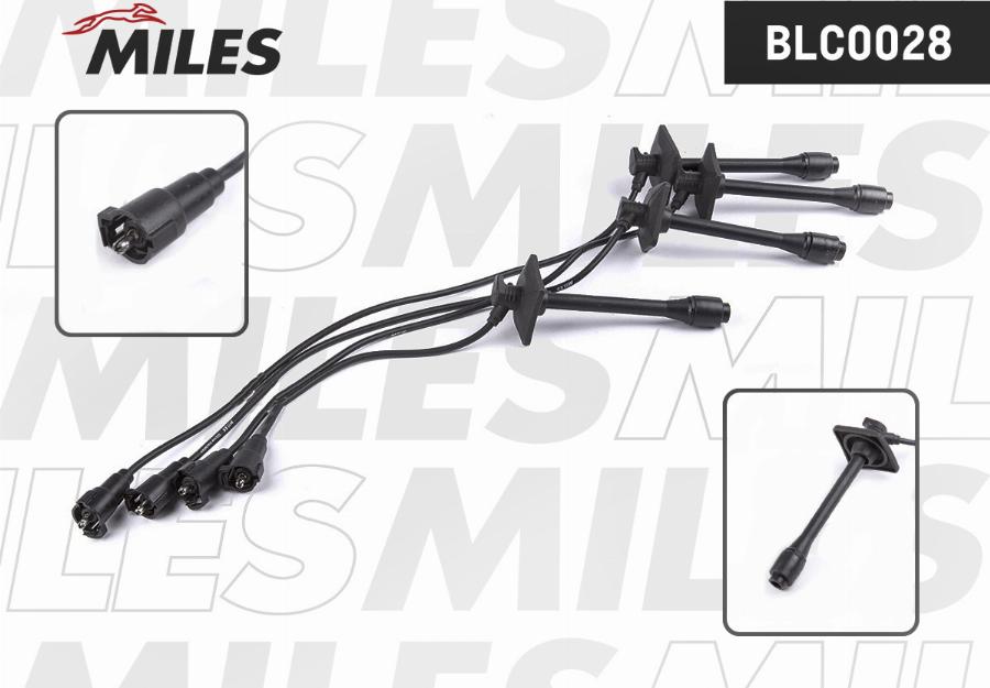 Miles BLC0028 - Kit de câbles d'allumage droxauto.com