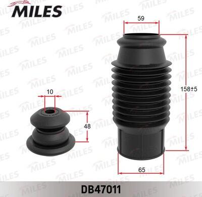 Miles DB47011 - Kit de protection contre la poussière, amortisseur droxauto.com